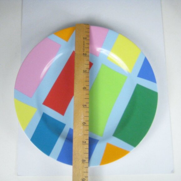 Swid Powell Gene Meyer Stripes Porcelain Ceramic Salad Plate Thailand - Picture 8 of 9